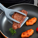 Espátula de Nylon Cinza Multifuncional – Ideal para Ovos, Panquecas, Omeletes e Tapiocas