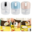 Mini Processador de Alimentos Portátil USB 250ml – 3 Lâminas em Aço Inoxidável