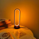 Lâmpada de Anel LED para Quarto e Sala de Estar – Luz de Cabeceira com Três Cores Ajustáveis