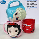 Copo Infantil Cartoon Disney com Tampa – Mickey, Stitch, Frozen