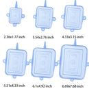 Kit 6 Tampas Elásticas de Silicone – Universais, Reutilizáveis e Antivazamento