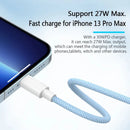 Cabo USB-C PD 20W para iPhone e iPad | Carregamento Rápido 3A + Transmissão de Dados