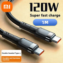 Cabo USB-C Xiaomi 120W | Carregamento Rápido PD 5A