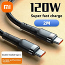 Cabo USB-C Xiaomi 120W | Carregamento Rápido PD 5A