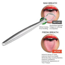 Raspador de Língua em Aço Inoxidável – Higiene Oral e Hálito Fresco