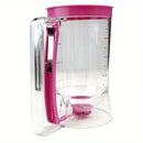 Dispensador de Massa Manual 900ml – Funil Graduado para Panquecas, Cupcakes e Bolos