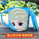 Copo Infantil Cartoon Disney com Tampa – Mickey, Stitch, Frozen