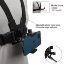 Suporte de Peito para Celular e Câmeras de Ação – Mãos Livres | iPhone, Xiaomi, Samsung, GoPro
