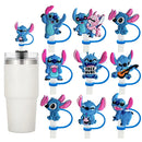 Tampa de Canudo Disney Stitch – MINISO – Reutilizável, Anti-Poeira e Contra Respingos