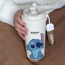 Copo Térmico com Canudo Stitch – MINISO – 600ml, Inox 304, Portátil e Kawaii