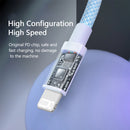 Cabo USB-C PD 20W para iPhone e iPad | Carregamento Rápido 3A + Transmissão de Dados
