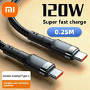 Cabo USB-C Xiaomi 120W | Carregamento Rápido PD 5A