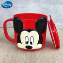 Copo Infantil Cartoon Disney com Tampa – Mickey, Stitch, Frozen