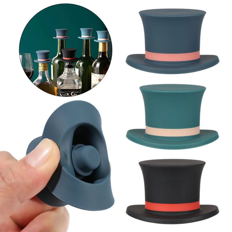 Tampa de Silicone para Garrafa de Vinho e Cerveja – Seladora a Vácuo