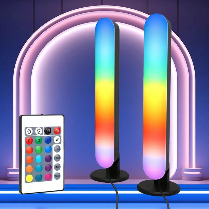 Barra de Luz LED USB RGB – Iluminação Decorativa e Atmosfera Musical