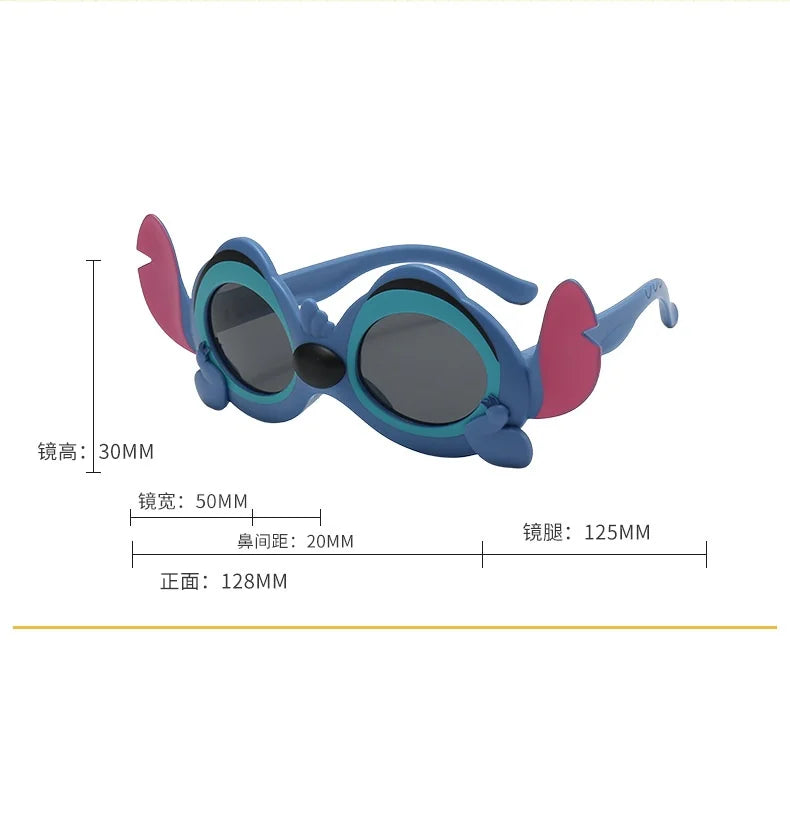 Óculos de Sol Disney Lilo & Stitch – Estilo Cartoon Y2K com Proteção UV400