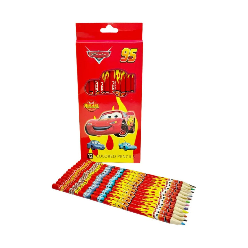 Kit 12 Lápis de Cor Disney Stitch | Material Escolar Infantil