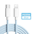 Cabo USB-C PD 20W para iPhone e iPad | Carregamento Rápido 3A + Transmissão de Dados