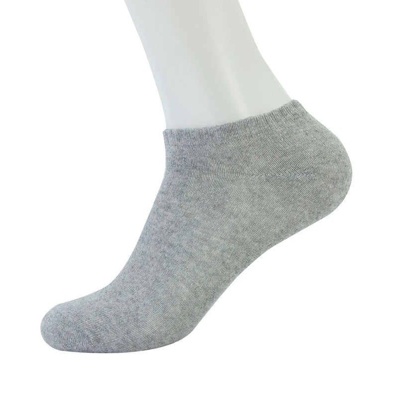 Kit 12 Pares Meias Masculinas Cano Curto – Algodão, Respirável e Confortável