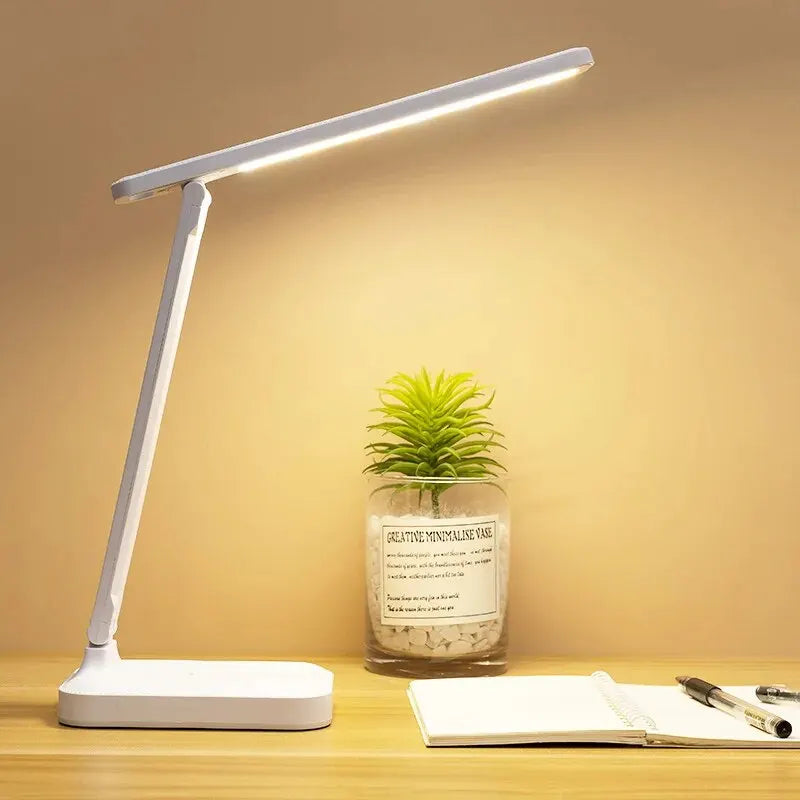 Luminária de Mesa LED Dobrável com Controles de Toque e Iluminação Ajustável – VIGAOT