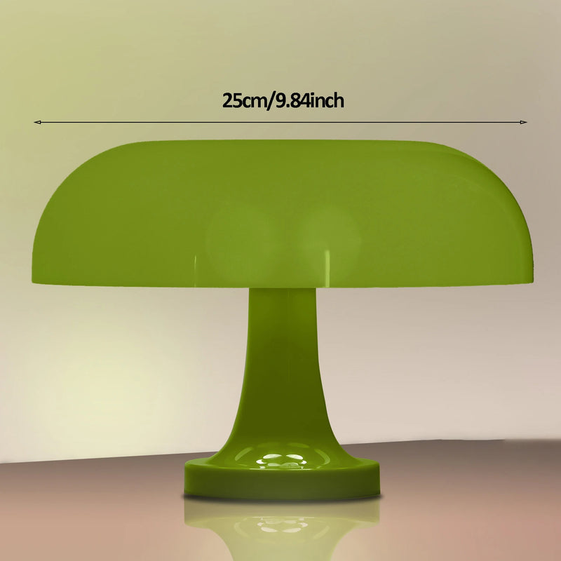 Luminária de Mesa Clássica “Mushroom” – Estilo Moderno Bauhaus