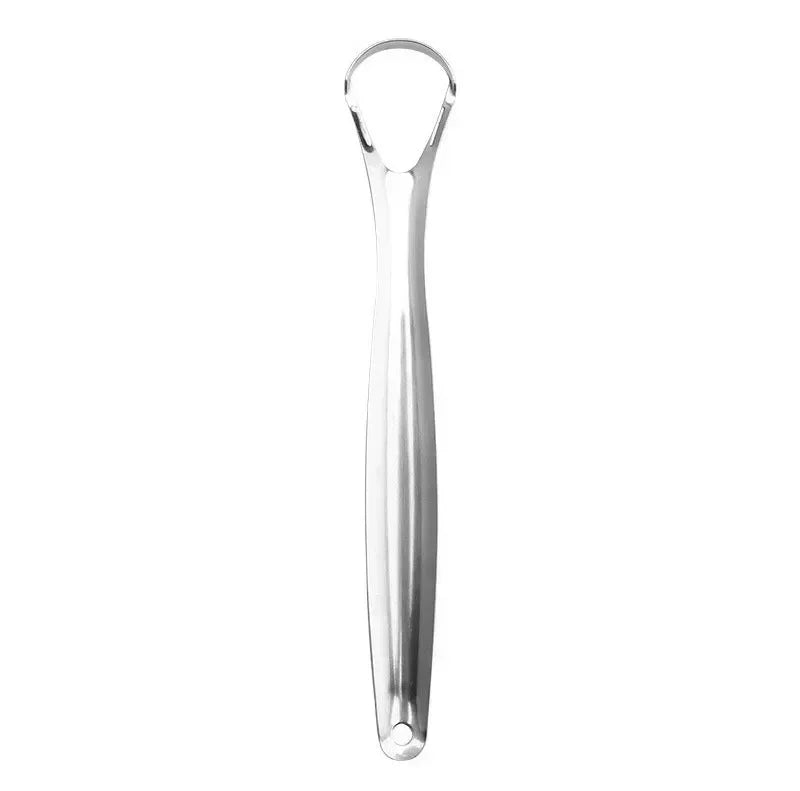 Raspador de Língua em Aço Inoxidável – Higiene Oral e Hálito Fresco