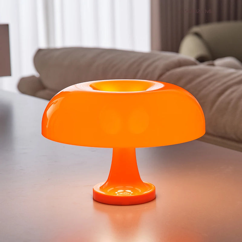 Luminária de Mesa Clássica “Mushroom” – Estilo Moderno Bauhaus