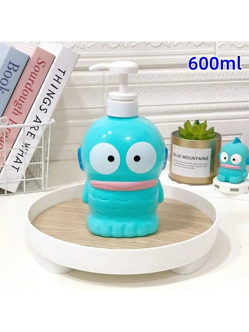 Dispenser de Shampoo/Loção Stitch – MINISO – 1100ml, ABS, Pressão em Formato de Cabeça