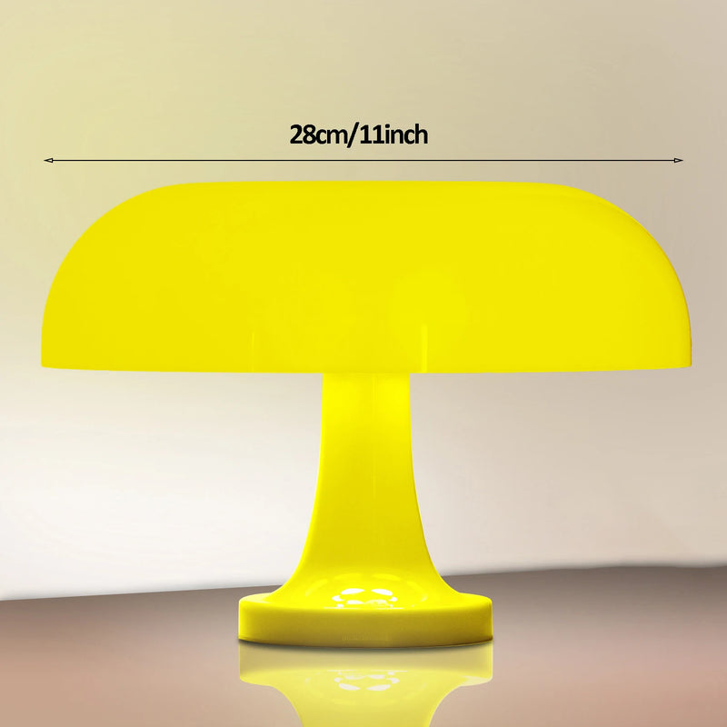 Luminária de Mesa Clássica “Mushroom” – Estilo Moderno Bauhaus