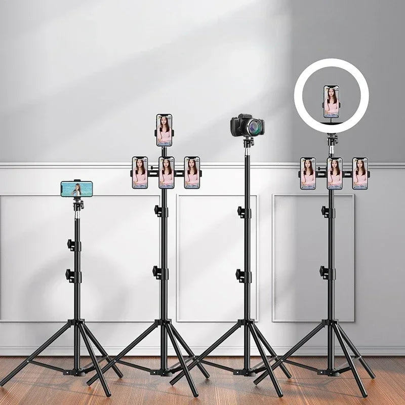 Tripé Profissional para Celular e Câmera – 160cm, Alumínio, Ajustável com Bolsa