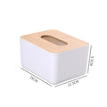 Porta Cotonetes com Tampa de Bambu – Dispenser de Acrílico para Banheiro