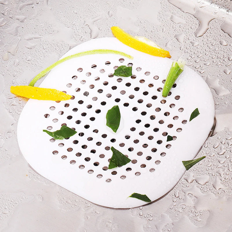 Tampa de Ralo em Silicone | Filtro Anti-entupimento para Pia, Banheiro e Cozinha