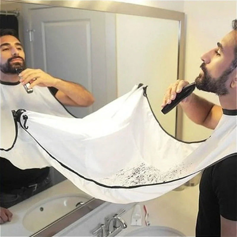 Avental de Barbear Masculino com ventosas para espelho de Parede – Praticidade no Cuidado Pessoal