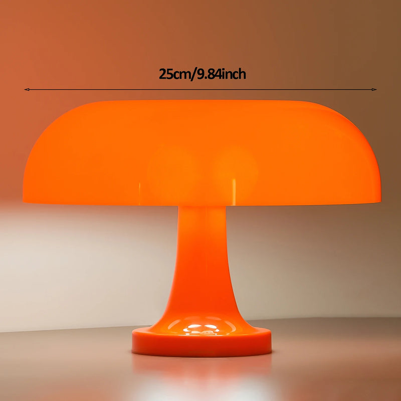 Luminária de Mesa Clássica “Mushroom” – Estilo Moderno Bauhaus