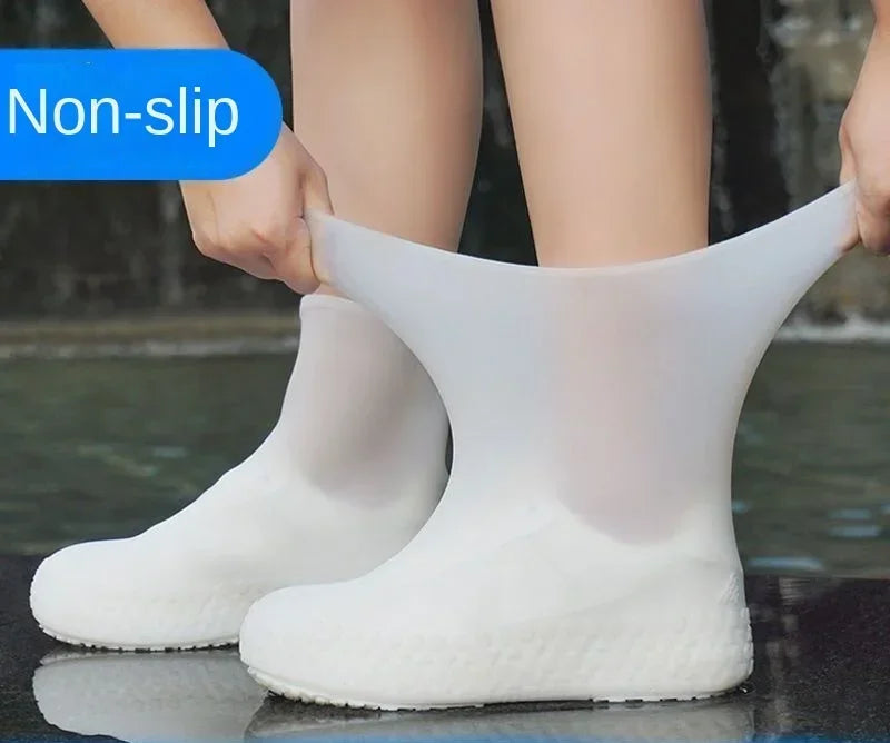 Capas de Sapatos Impermeáveis de Silicone | Protetor Antiderrapante para Dias Chuvosos